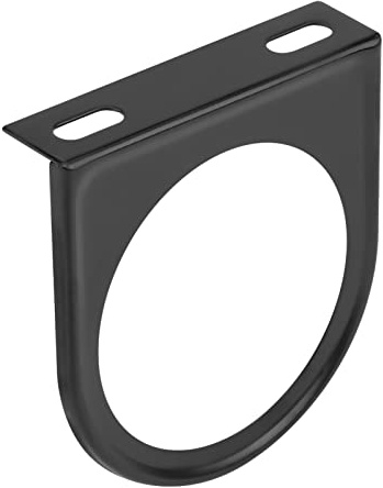 support manometre 52mm, Support de gaine de montage sur pilier de jauge de fer à un trou de 52 mm, support d'instrument noir pour voiture, camion, bateau, moto