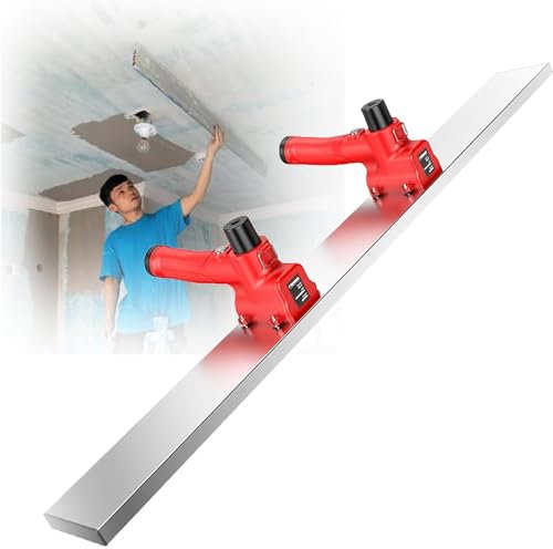 RèGle Nivellement Ciment Chape éLectrique Kit vibratoire pour Chape à béton, Moteur Vibrant de 7,4 V pour Finition de Ciment, grattoir à béton électrique, 12 000 TR/Min, pour Une Fin