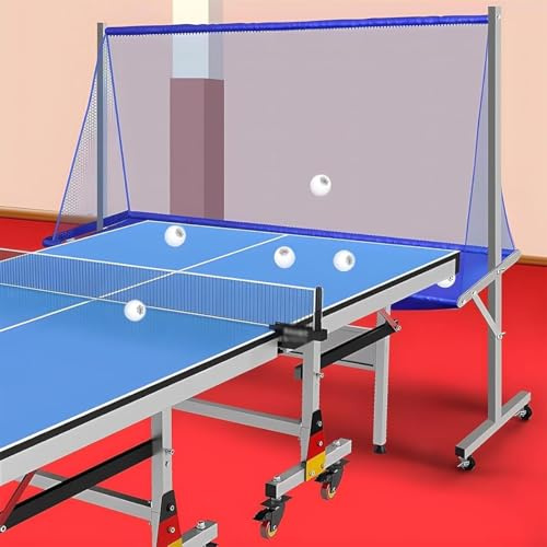 Red de Captura de Tenis de Mesa for Entrenamiento de múltiples Bolas, Red de recolección de Ping Pong for mesas de 72 a 82 Pulgadas, Perfecta for Ejercicios y práctica