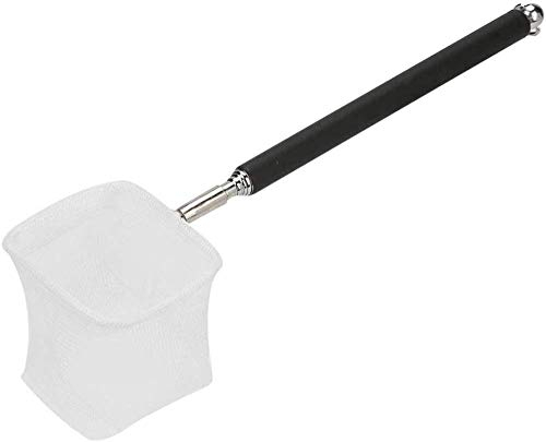 qiuqiu Kleines Aquarium Fischnetz Teleskop 15-45 cm Langgriff Fischfangnetze Feines Netz Braten Kescher Für Garnelen Aquarium