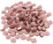 MagiDeal 100Pcs Glass, Marbles, Pebbles for Vases, Flat Bottom, Round Top, Rocks, Bowl Filler Gems, Iridescent Decor, Transparent Pink