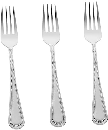 HEALLILY 3 tenedores para tartas, pequeños tenedores de postre, reutilizables, para aperitivos, bufés, fiestas, cafeterías, restaurantes