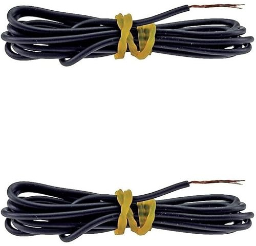 cyclingcolors 2 x Dynamo Cable for Bicycle 900 mm Electric Wire Front and Rear Lighting