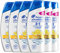Head & Shoulders, Citrus Fresh 2in 1 Shampoo antiforfora e balsamo, per capelli grassi, Formula 2in 1, confezione da 6 x 270 ml