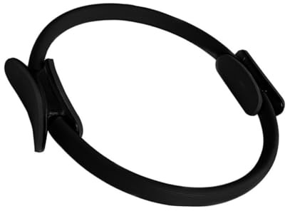 Ronyme Anneau de Pilates Cercle Pilates Cercle Musculation Exercice d'entraînement Anneau de Yoga élastique pour Les Femmes Cercles de Fitness Anneau de, Noir