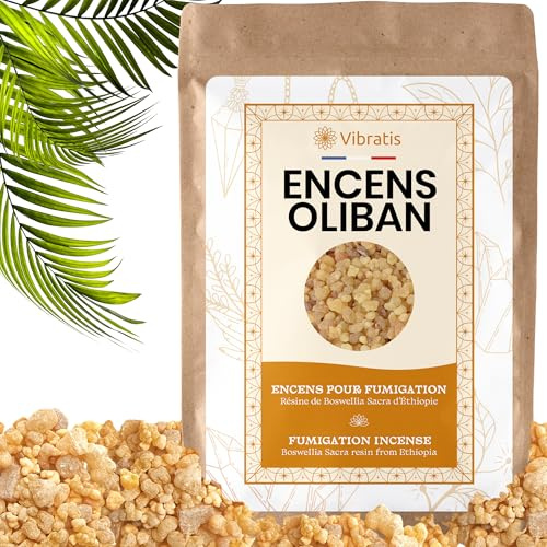 Incienso Oliban de Grano 100% Natural Boswellia Carterrii Muy Fuertes virtudes espirituales (50 g)