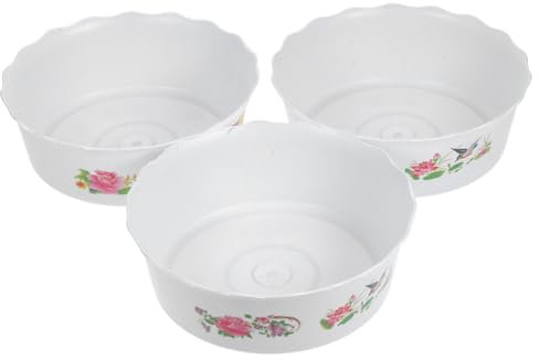 GALPADA 3 Pezzi Fioriera Narciso Fioriera in Plastica per Ninfee Ciotola per Piantare Piante Decorazione del Giardino per Piante