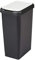 Tontarelli Touch&lift Poubelle 45 litres unitaire noir avec couvercle blanc 46 l