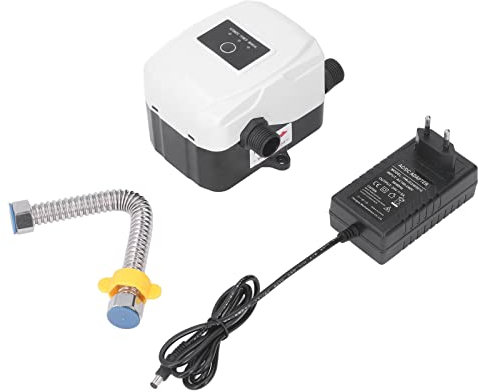 Bomba de Refuerzo Doméstica Bomba de Recirculación de Agua Caliente para el Hogar de 180 W Bomba de Agua de Alta Presión DC24V Enchufe de la UE AC100‑240V