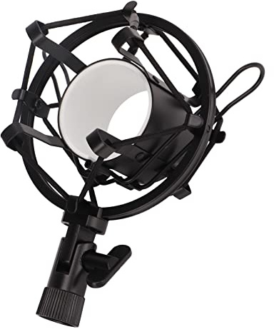 Montura Antichoque para Micrófono, Soporte de Plástico Negro para Micrófono Montura Antichoque para Micrófono para Accesorios de Guitarra