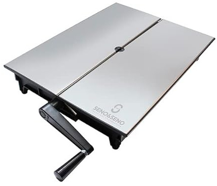 SENO & SENO Macchina Taglia Formaggio a Filo Manuale | Taglio Professionale di Tutti i Tipi di Formaggi | Forma Intera | Filo armonico e Piano in Acciaio Inox