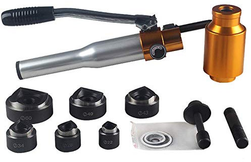 Juego De Sacabocados Hidráulicos De 6T, Cilindro Perforador De Chapa Metálica, Bomba Hidráulica, Juego Hidráulico En Caja, Perforador Hidráulico, Perforador Hidráulico