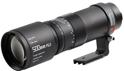 TTArtisan Teleobjetivo de Cuerpo metálico F6.3 de 500 mm Compatible con Montura Nikon F, Color Negro