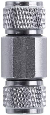 BLULILY Stainless Steel CO2 Line Check Valves Aquariums Single Direction Flowing Control CO2 Valves for Aquariums Oxygen Supply