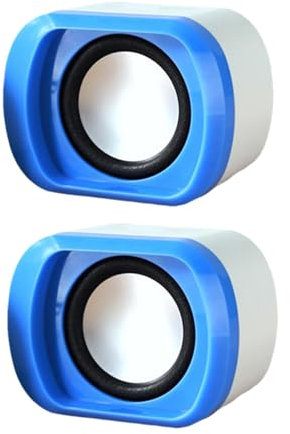 Altoparlante stereo alimentato tramite USB, altoparlante multimediale portatile, altoparlante per computer, altoparlante USB con versatilità multimediale con qualità del suono chiara