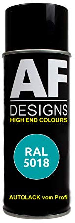 Alex Flittner Designs Peinture RAL - En spray - Bleu turquoise mat - RAL 5018