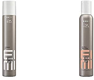 Vorteils-Set: Wella EIMI Dynamic Fix 45 Sekunden Haarspray mit UV-Schutz – 1 x 500 ml & Extra Volume Schaumfestiger für extra Volumen – 1 x 300 ml