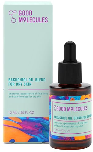 Good Molecules Bakuchiol Oil Blend for Dry Skin, Facial Oil, 12 ml