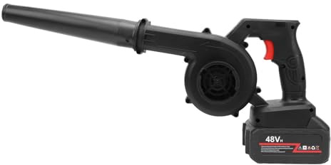 Soplador de Hojas Eléctrico Inalámbrico, Soplador de Hojas con, Aspirador Eléctrico, Sopladores de Hojas con Batería para el Cuidado del Césped (Enchufe de la UE)