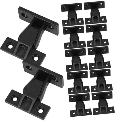 Gatuida Lot De 12 Faux Clips De Tiroir En Plastique Pour Supports Dangle Muraux Fixations De Style Colonne Pour Meubles