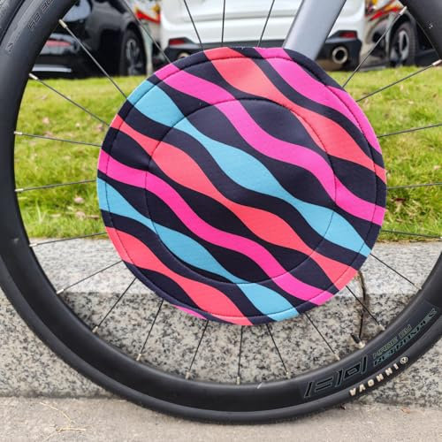 Neopren Hüllen für Scheibenbremsen Fahrrad、Bolt Schutz Hüllen für Bremsscheibe Fahrrad、Waschbare、Idealer Zusatz für Fahrradpflege（2er Set）