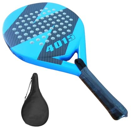 Beachs - Pala de tenis de fibra de carbono con núcleo de espuma EVA | Raqueta de tenis ligera y suave EVA para hombre y mujer