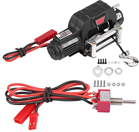 RASTKY Système de Contrôle de Treuil sur Chenilles RC pour Voiture Tout-terrain HSP à L'échelle 1/10, Savoir-faire Supérieur et Look Ultra-échelle, Fonctionnement Pratique