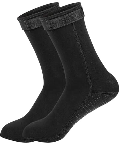 JOYJ Calzini in Neoprene 3mm, Calzini Muta Caldi Antiscivolo per Uomo Donna per Immersioni,Nuoto,Surf,Vela,Sport Acquatici