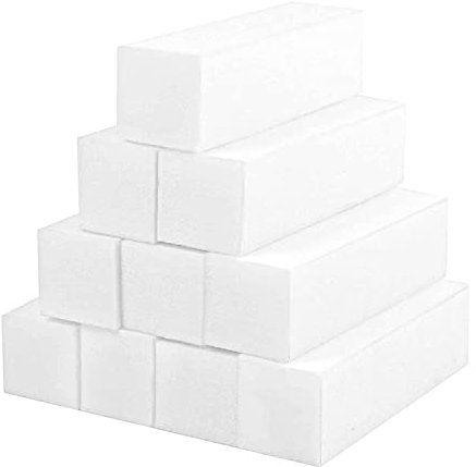 Lodokdre 10 x blocchi di levigatura per unghie blocco di lucidatura per unghie superfici di lucidatura blocco per unghie strumento manicure