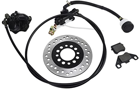 Bromsblock, hög stabilitet i tungmetall, universellt hydrauliskt skivbromsset för upp till crossmotor, fyrhjuling, ATV Go Kart