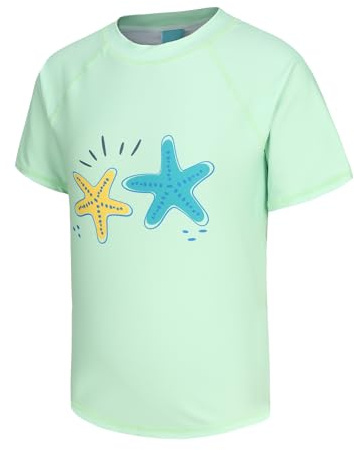 Aisyee Girls Rash Vest Swimsuit Kids Swim Top Swimming Costume 15-16 Years