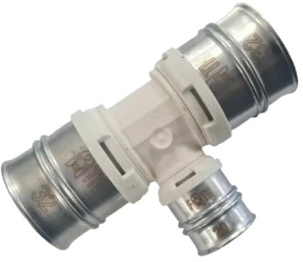 PB TUB Té sortie centrale réduite PPSU pour systèmes multicouches 32x20x32 - Raccord et tube