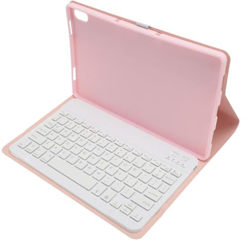 Tablettskydd, Macabre Magnetiska Tangentbord med Chocktestband TABLET Ljus Tablett -nyckel (Svart) (Rosa)