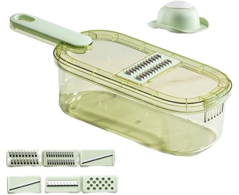 Affettaverdure - Affetta Cetrioli - Spiralizzatore Multifunzionale Regolabile Per Insalate Campeggio Dormitorio Barbecue