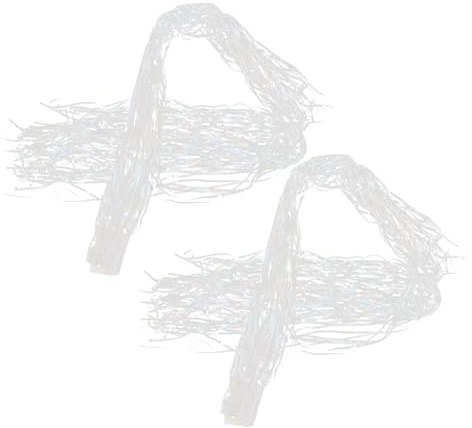 SHINEOFI Rideaux à Franges 2pcs Argenté Articles de Fête Fond à Franges de Fête pour Anniversaires Mariages Décorations Événements Romantique Léger Étanche à L'air