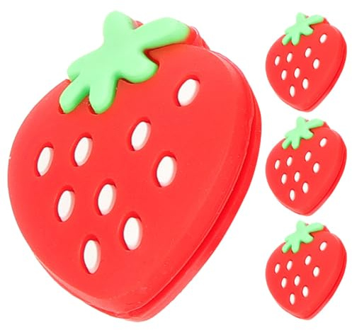 DIYEAH Ammortizzatori da Tennis in Silicone 4 Pezzi Piccoli Smorzatori di Vibrazioni per Racchetta da Tennis, Antivibrazione Portatile per Gioco all’Aperto e Accessori Racchette