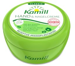 Kamill Hand- und Nagelcreme Classic 250ml - Bio-Kamille aus kontrolliert biologischem Anbau versorgt die Haut mit beruhigender Pflege, Regeneration und Feuchtigkeit