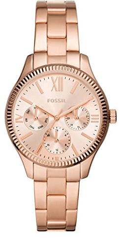 Fossil Outlet BQ3691 Women's Watch, Rose Gold, Classic