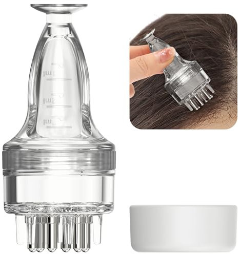 Mesen Kopfhaut Applikator Kamm Massagebürste Haarwurzel Applikator Haarpflege Haar Kopfhaut für Medizin Kopfhaut Massagebürste für Haarbehandlung Medizin Ätherisches Öl Serum