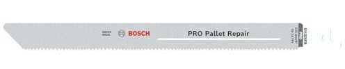 Bosch 5x Hoja de sierra sable PRO Pallet Repair S1132VFR (para Acero, Madera con clavos, Longitud 225 mm, Professional Accesorios Sierra sable)