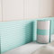 Wandkissen, Kissen Panel Wand 1.2cm Dick, Wandpolster Selbstklebend, Polsterpaneel Wand, Anti-Collision Wandpaneele, Bett Kopfteil Gepolstert für Schlafzimmer, Wandschutz(Green,40 cm x 2 m 1pc)