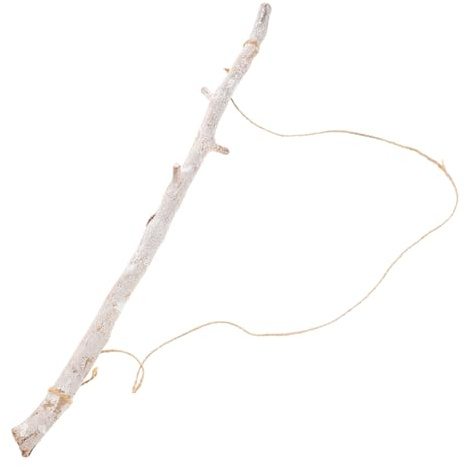 Gatuida Decoración Colgante De Pared Rústica Troncos De Madera Natural, Rama De Abedul, Diseño Campestre Minimalista, para Cocina y Dormitorio, Adecuado para Colgar Botellas, Jarrones y Plantas