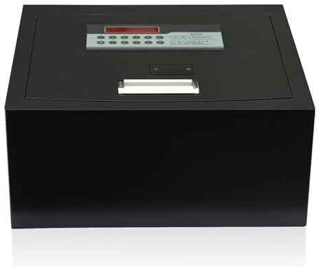 XRRJFYH Cassaforte da Pavimento Safe con Chiave Cassetta di Sicurezza Cassaforte da Armadio per Hotel, Ufficio, Casa(40x35x18cm/16x14x7in)