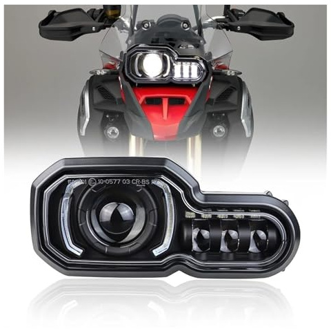 Faro Delantero Faro LED para Motocicleta Luces Altas Y Bajas Luz Conducción DRL para F800GS F800GS ADV F800R F700GS F650GS Moto Faro