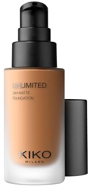 KIKO Milano Unlimited 24H Matte Foundation 8 WR, Long-Lasting Matt Liquid Foundation With Up To 24-Hour Hold