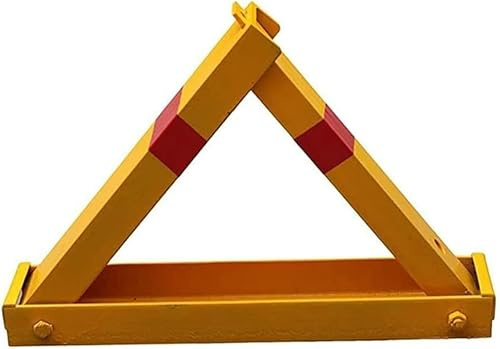 barrière de stationnement, Triangle de stationnement verrouillable for éviter les collisions, places de stationnement à pile épaisse à verrouiller
