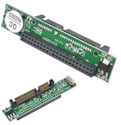 To IDE Adapter 2.5 Sata Female to 3. Male Converter 40 PIN Port 1.5Gbs to Support ATA 133 100 HDD CD DVD OUYNIEI(To 2.5 IDE 90 Female)