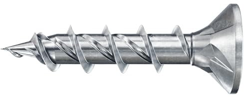 fischer caja de tornillos para madera rosca total, Cincado, 6x30