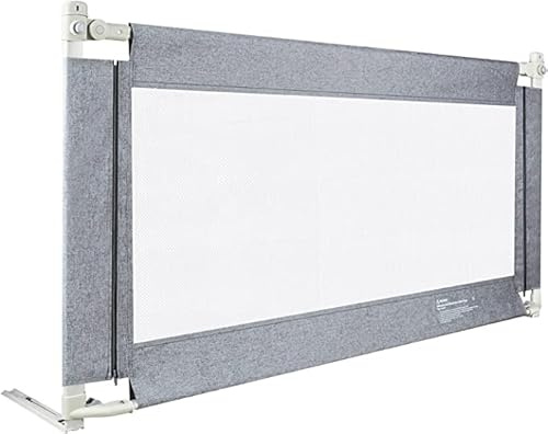 AufuN Rejilla protectora para cama infantil, con elevación vertical y función de protección contra caídas, para seguridad de niños pequeños al dormir (150 cm)