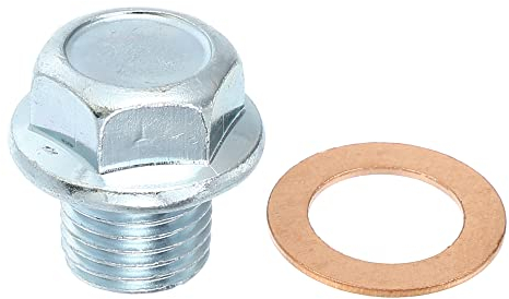 A ABSOPRO Tappo Coppa Olio Motore M14x1.5 Motore Olio Scarico Tappo Vite per Opel per Astra Argento Tono